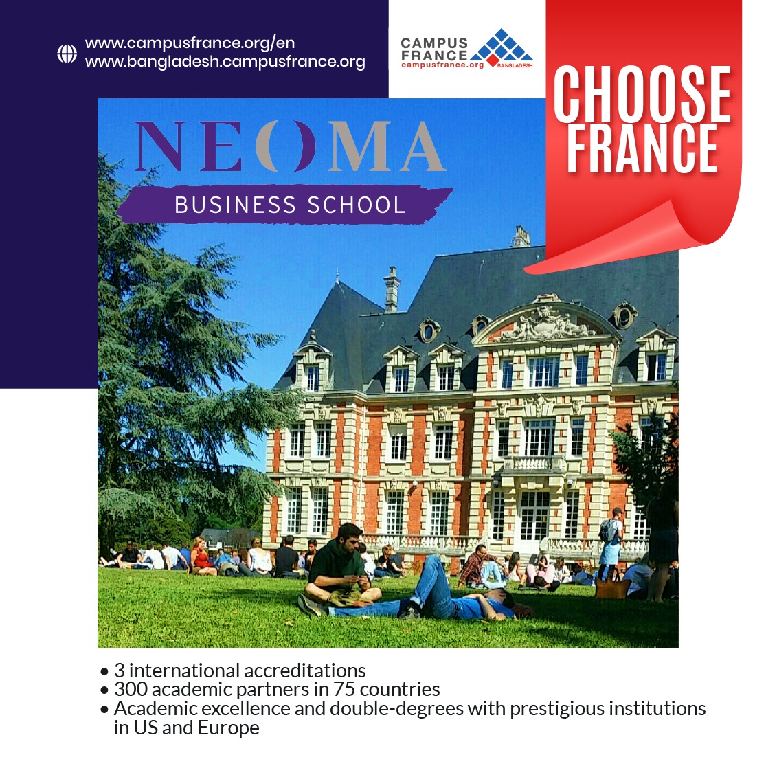 NEOMA BUSINESS SCHOOL | Campus France