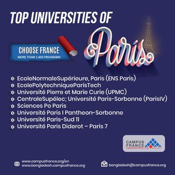 Top Universities in Paris